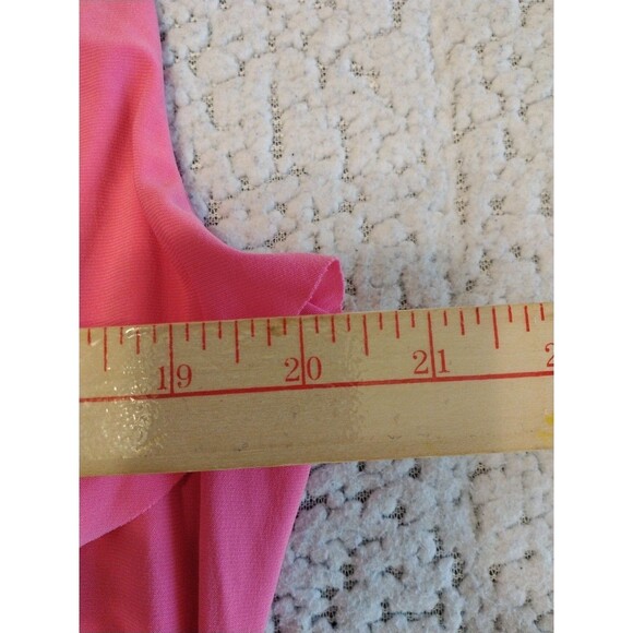 Cato Women's Shirt 18/20 W Barbie Pink Layered Sleeveless Stretch Tunic - Picture 9 of 12